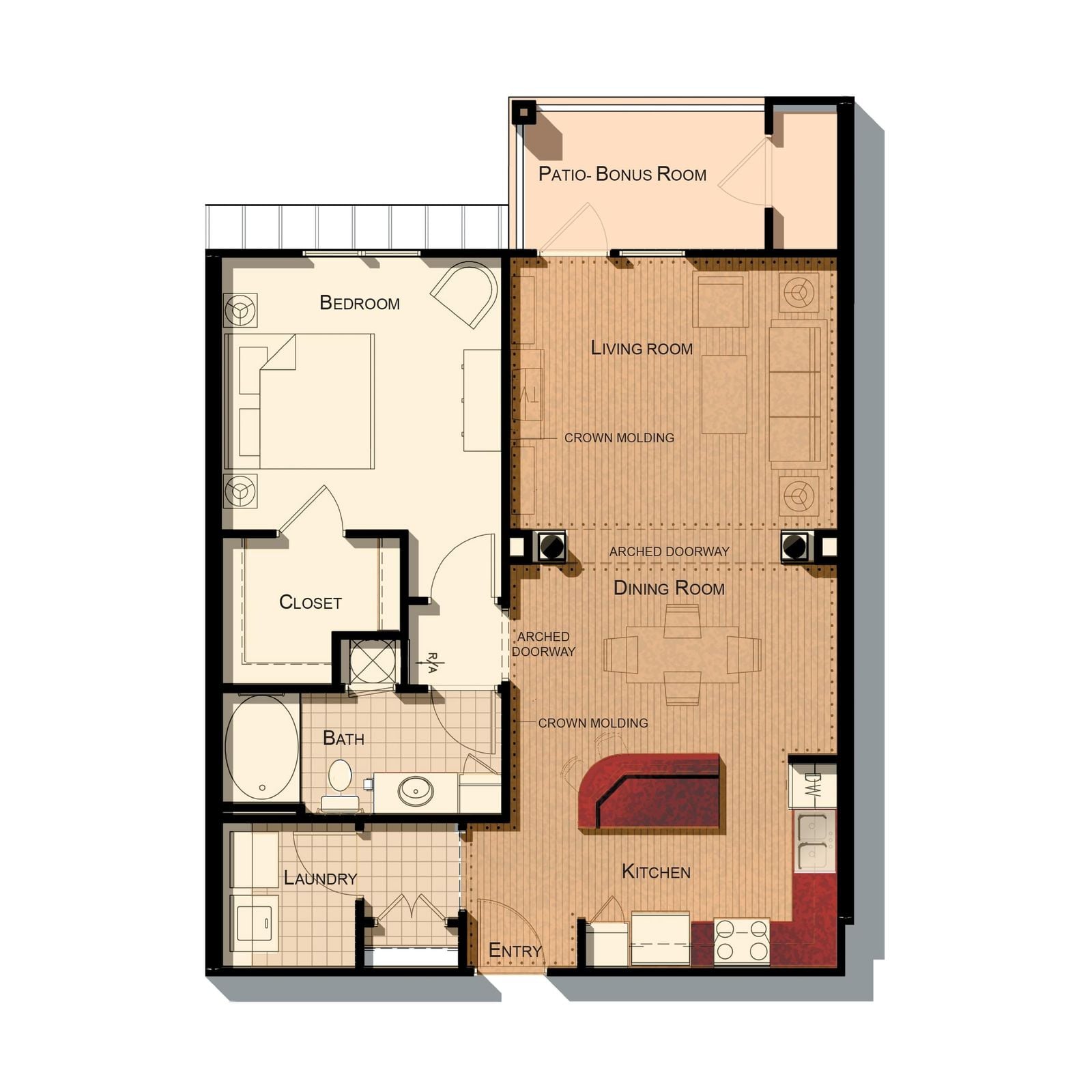 A1 Sunroom  floor plan image