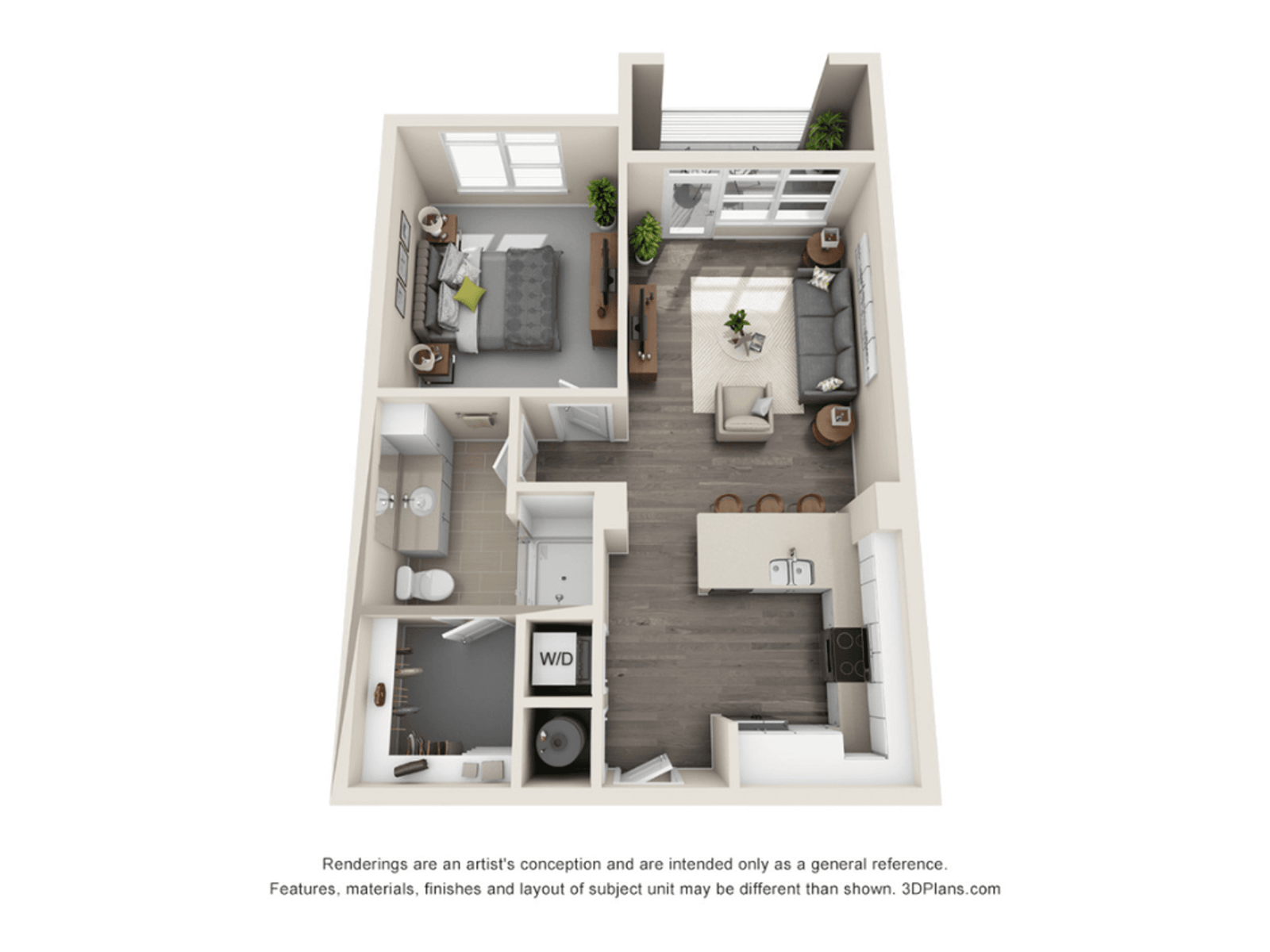 A1 - 1 Bedroom  image