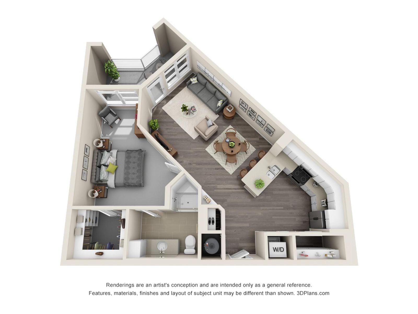 A3 - 1 Bedroom  image