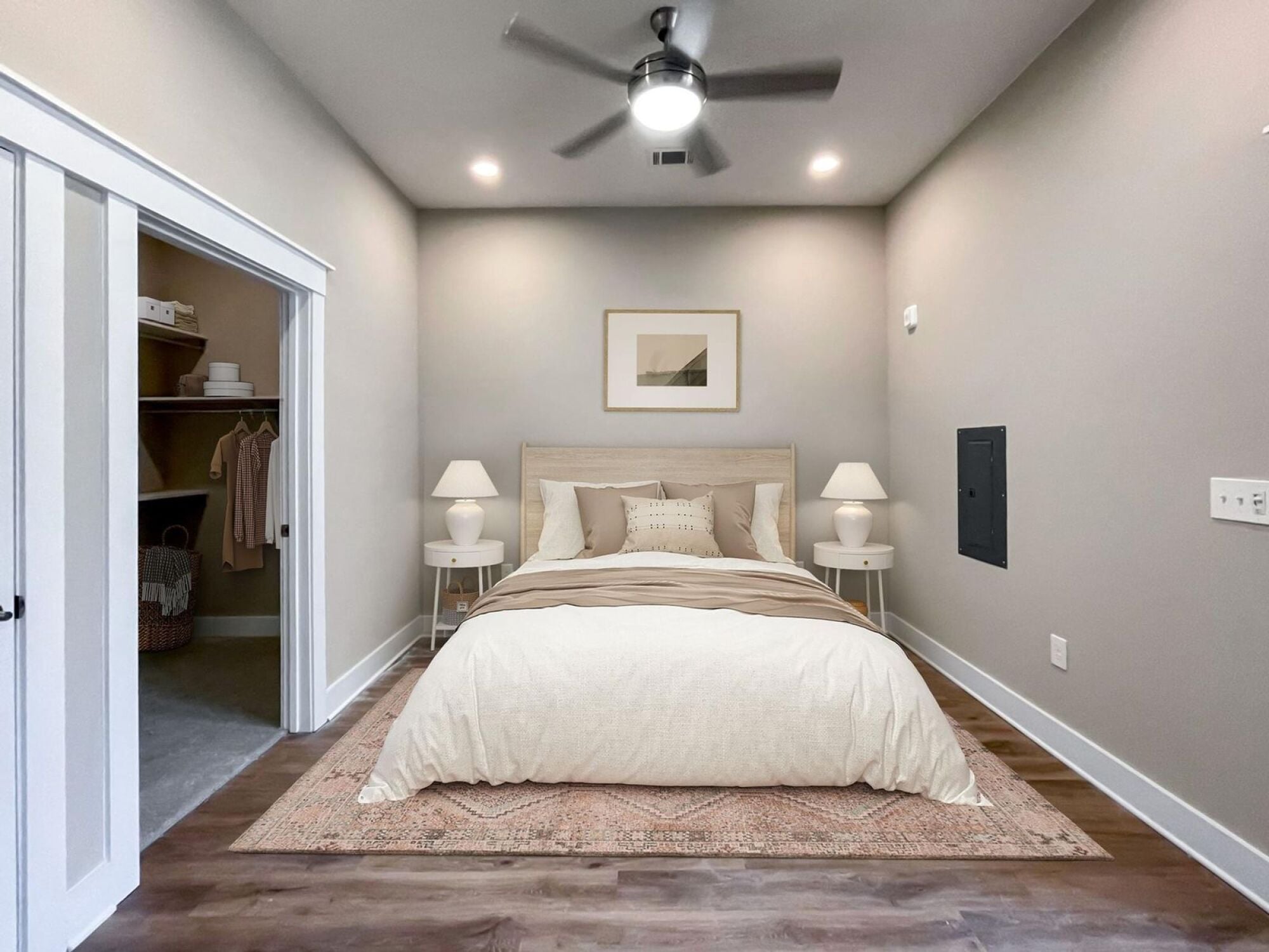 A3 bedroom with large walk in closet