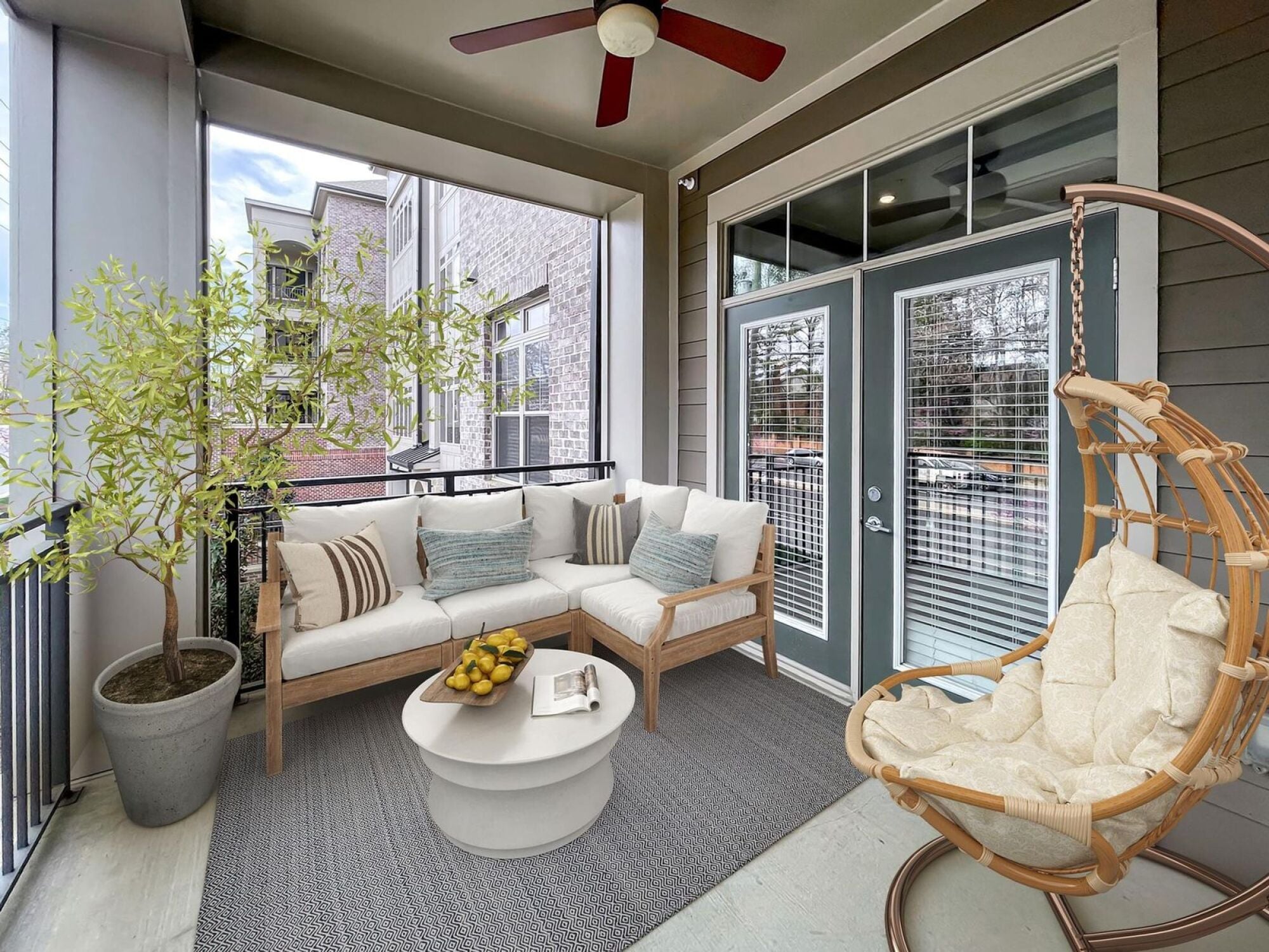 Spacious Ravenswood balcony
