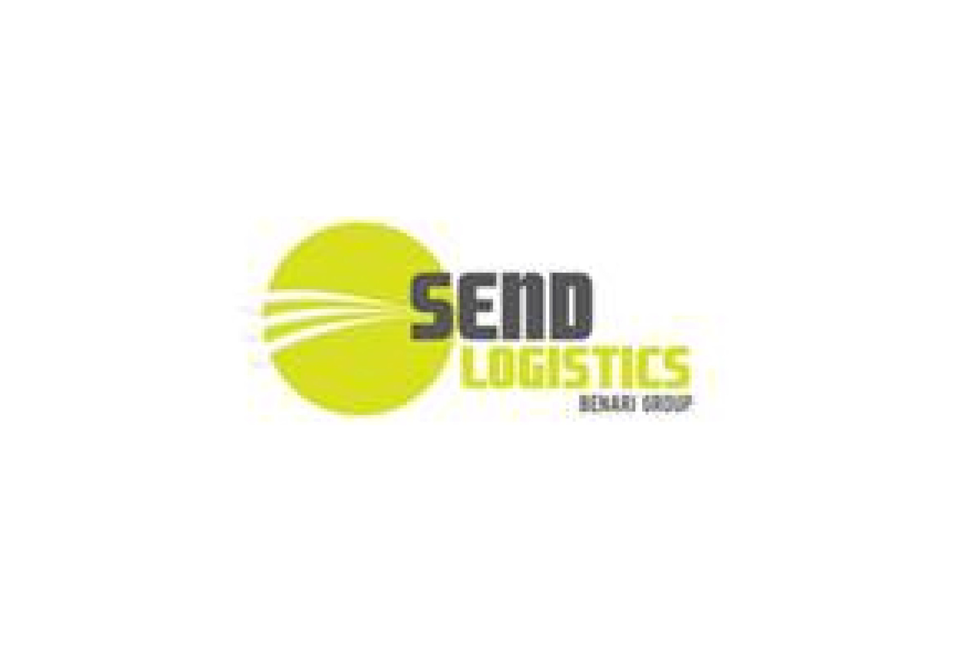 Logo for SEND LOGISTICS, BEKARY GROUP with green and gray text next to a green circle with three white lines.