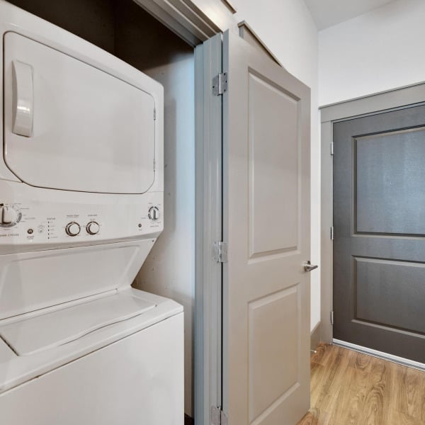 Unit laundry closet