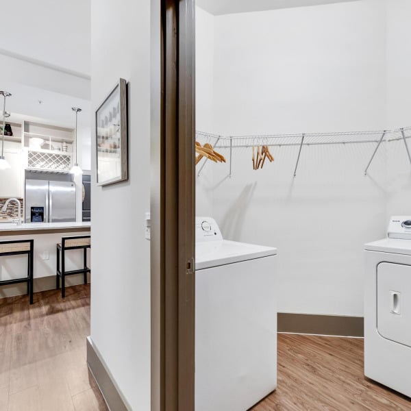 Unit laundry closet
