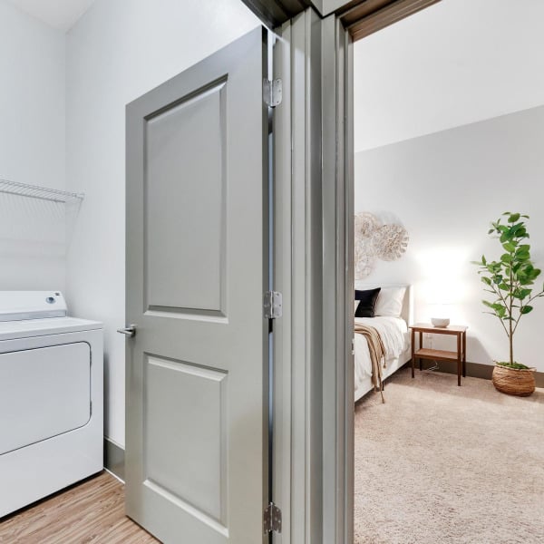 Unit laundry closet