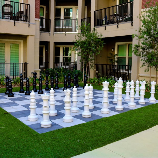 Outdoor chess set