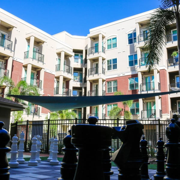 Outdoor chess set