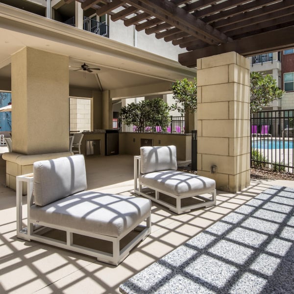 Outdoor patio area