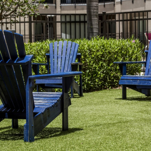 Outdoor patio area