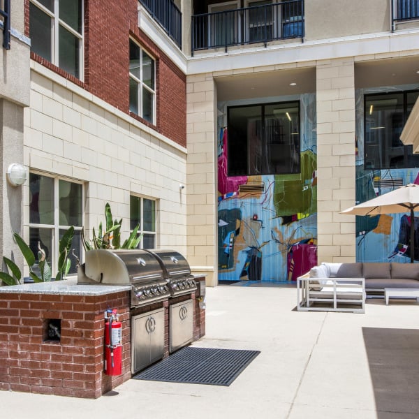 Outdoor patio area