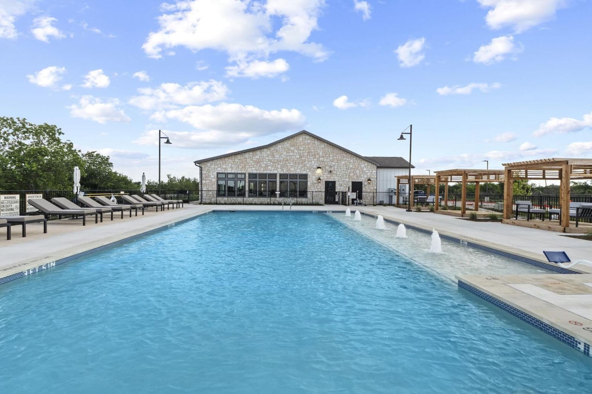Outdoor Pool with Sundeck at Allers Landing in Austin TX