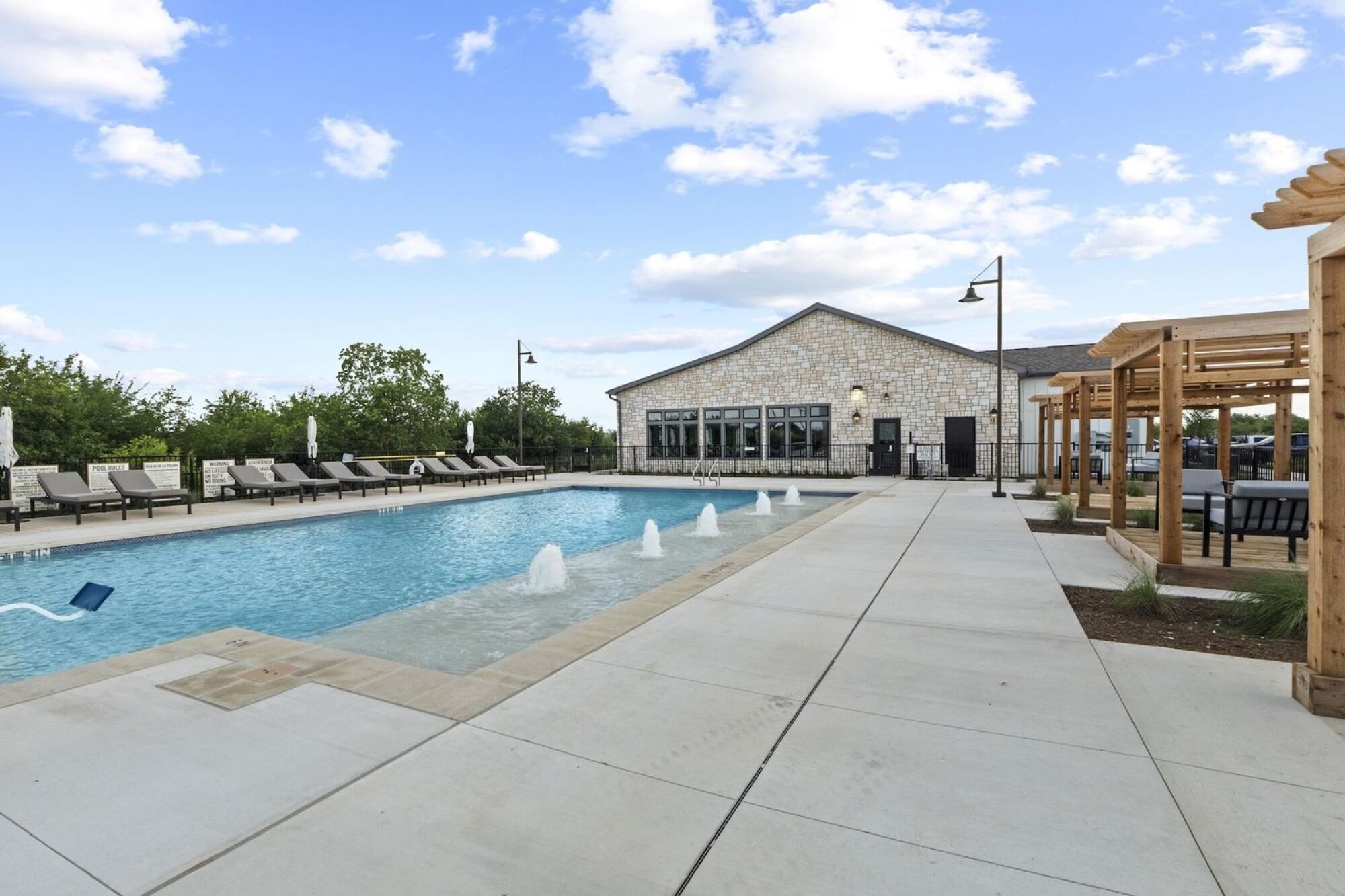 Outdoor Pool with Sundeck at Allers Landing in Austin TX