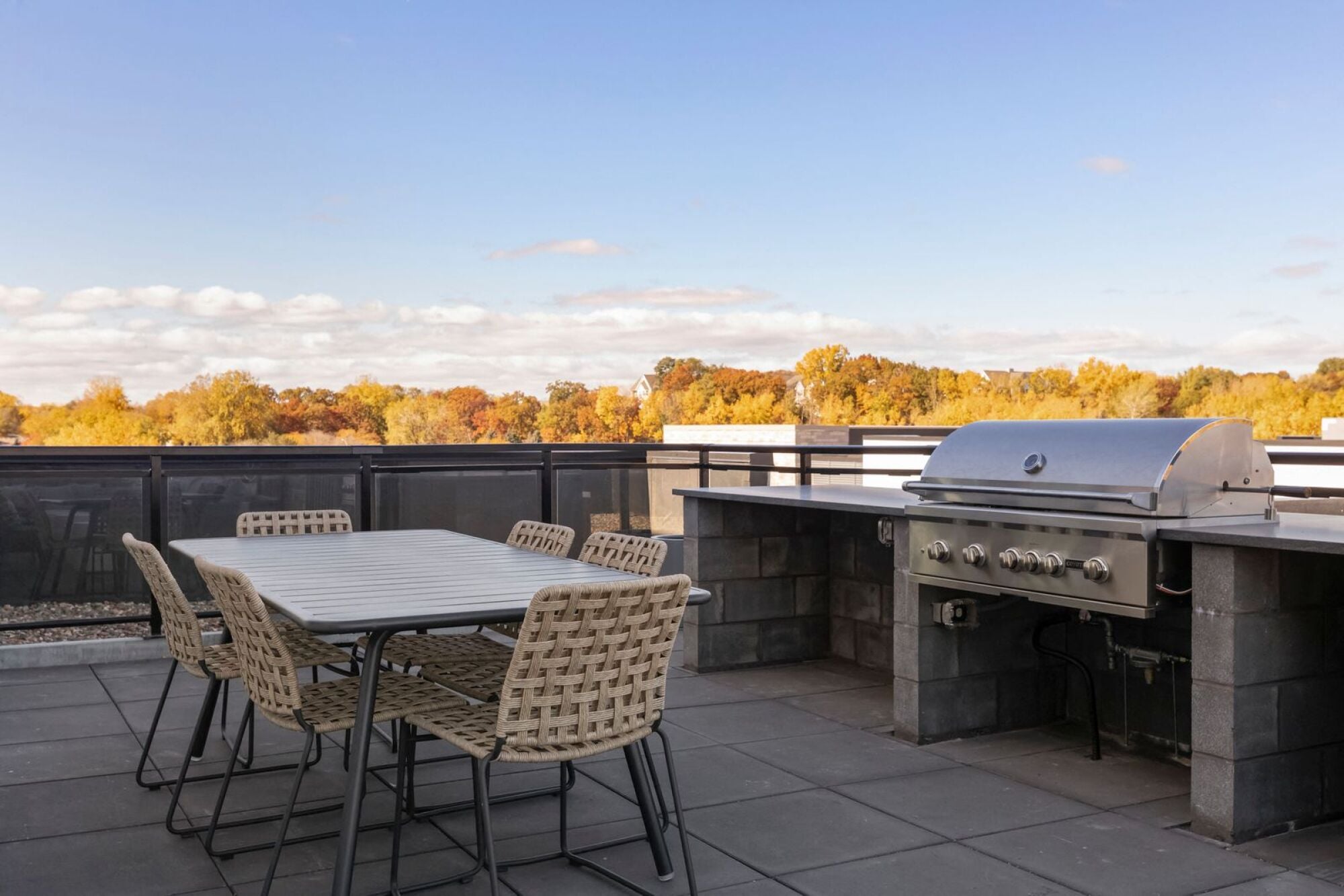 rooftop grills at apartments near inver grove heights
