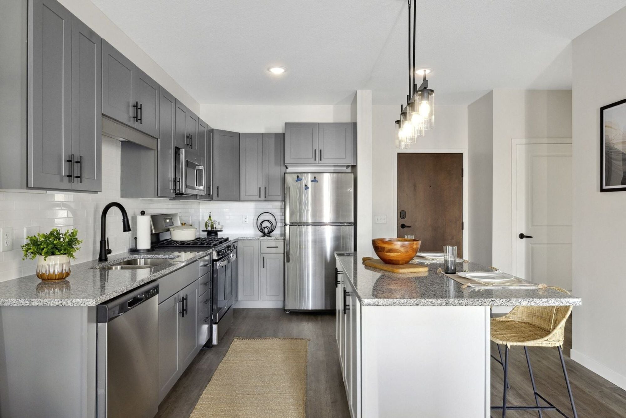 Kitchen at Terra Residences in Maple Grove, MN.