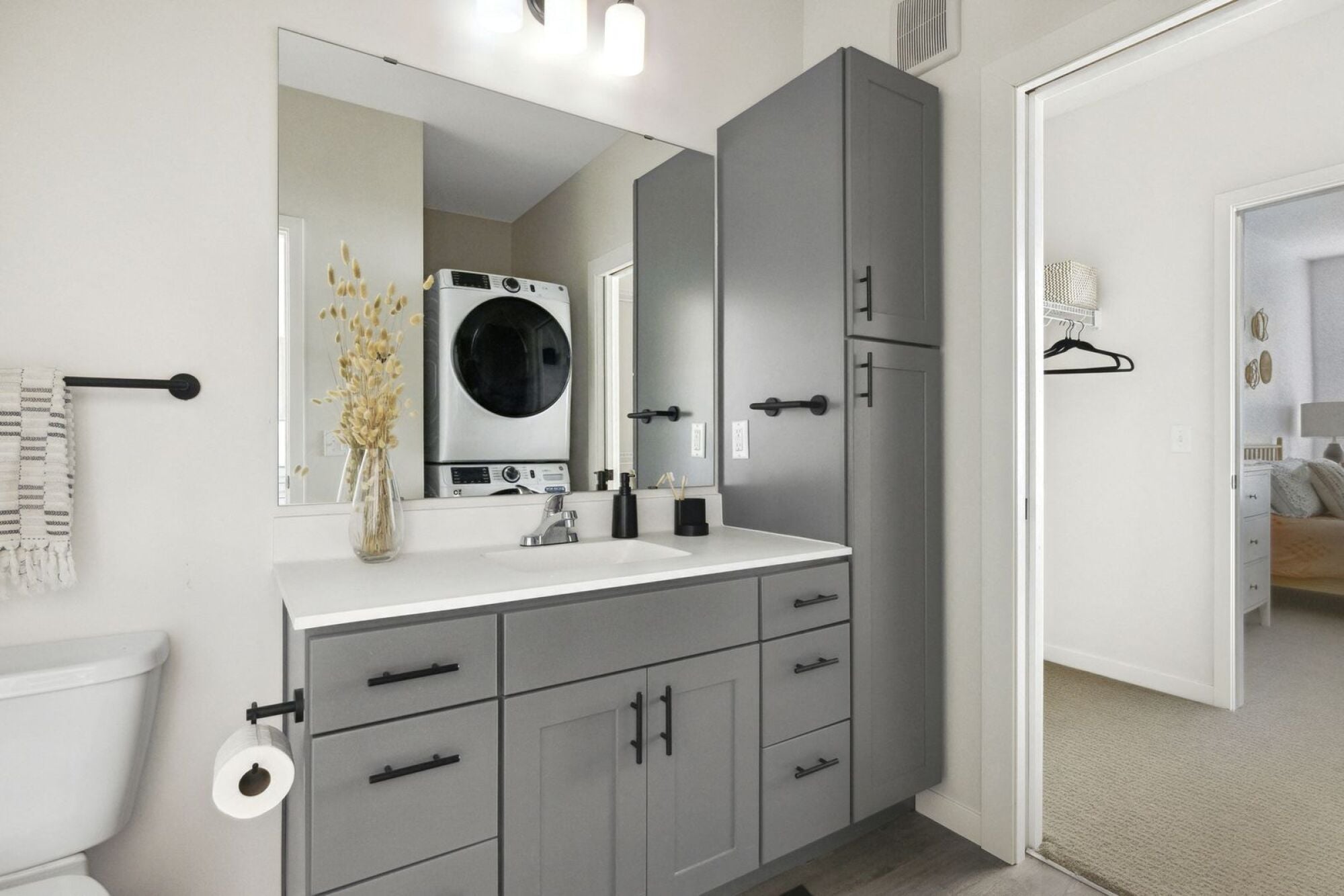 A bathroom at Terra Residences in Maple Grove, MN.