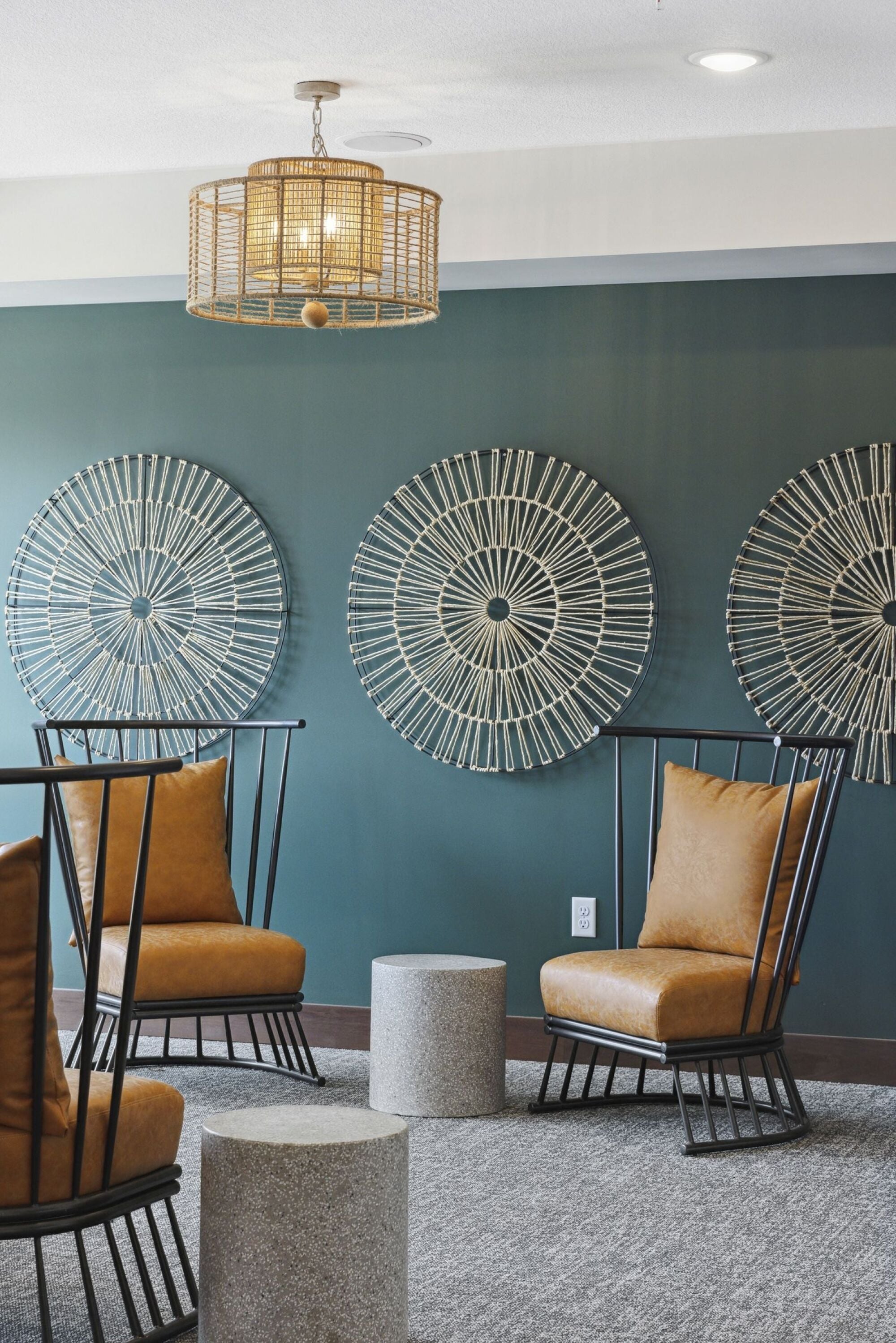 The lobby at Terra Residences in Maple Grove, MN.