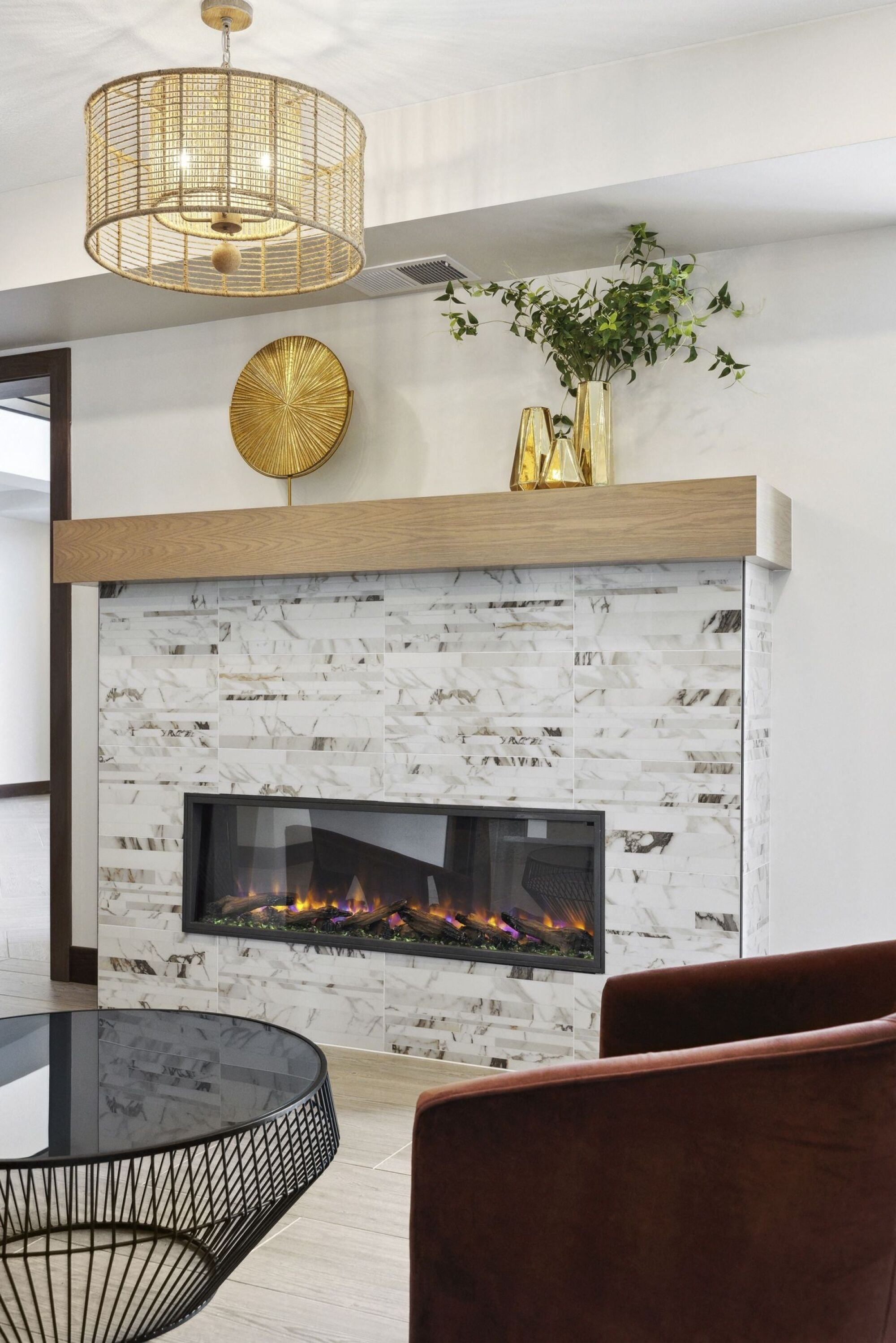 The lobby at Terra Residences in Maple Grove, MN.