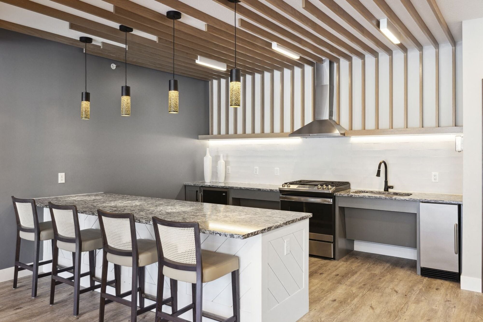 The clubroom at Terra Residences in Maple Grove, MN.