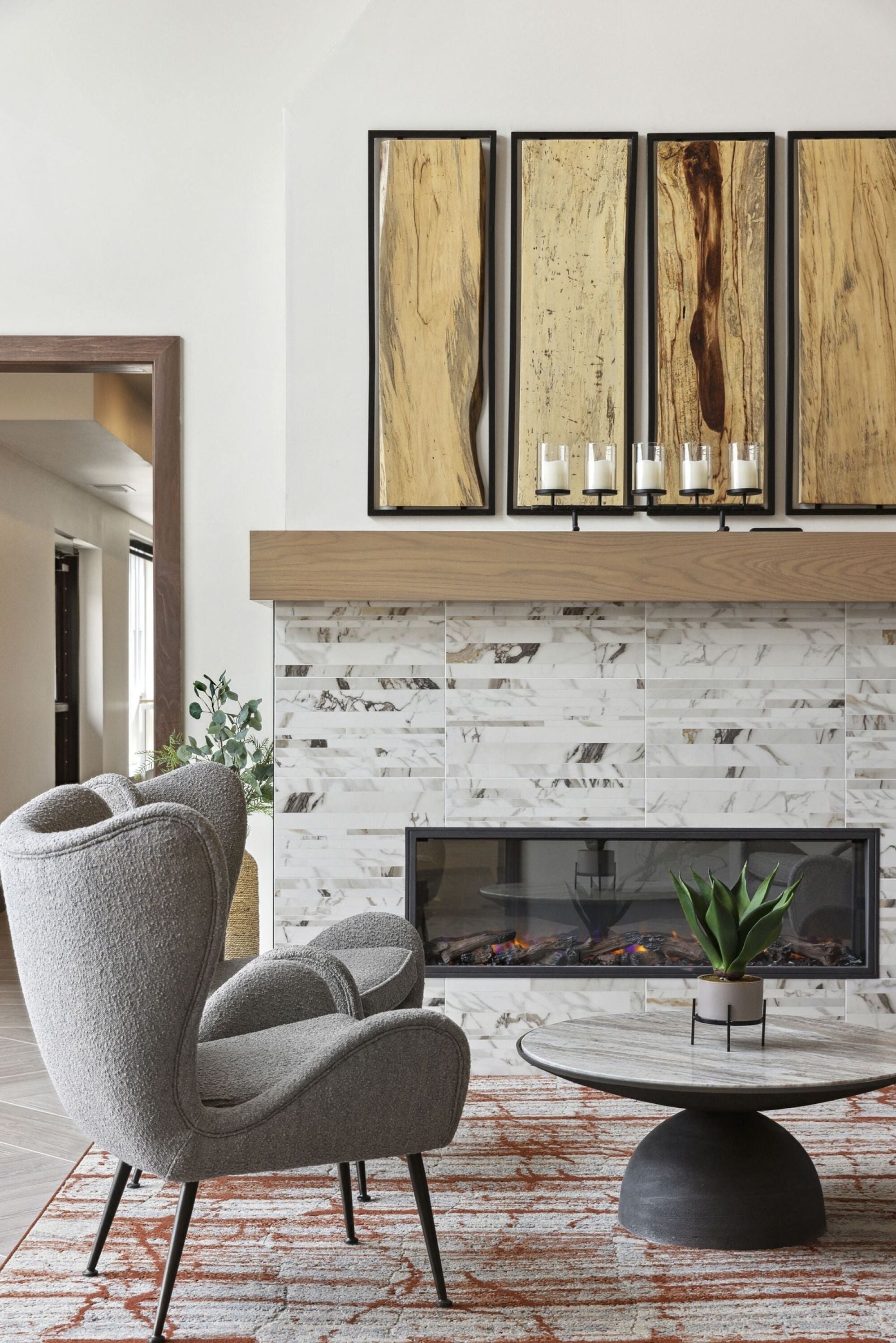 The lobby at Terra Residences in Maple Grove, MN.