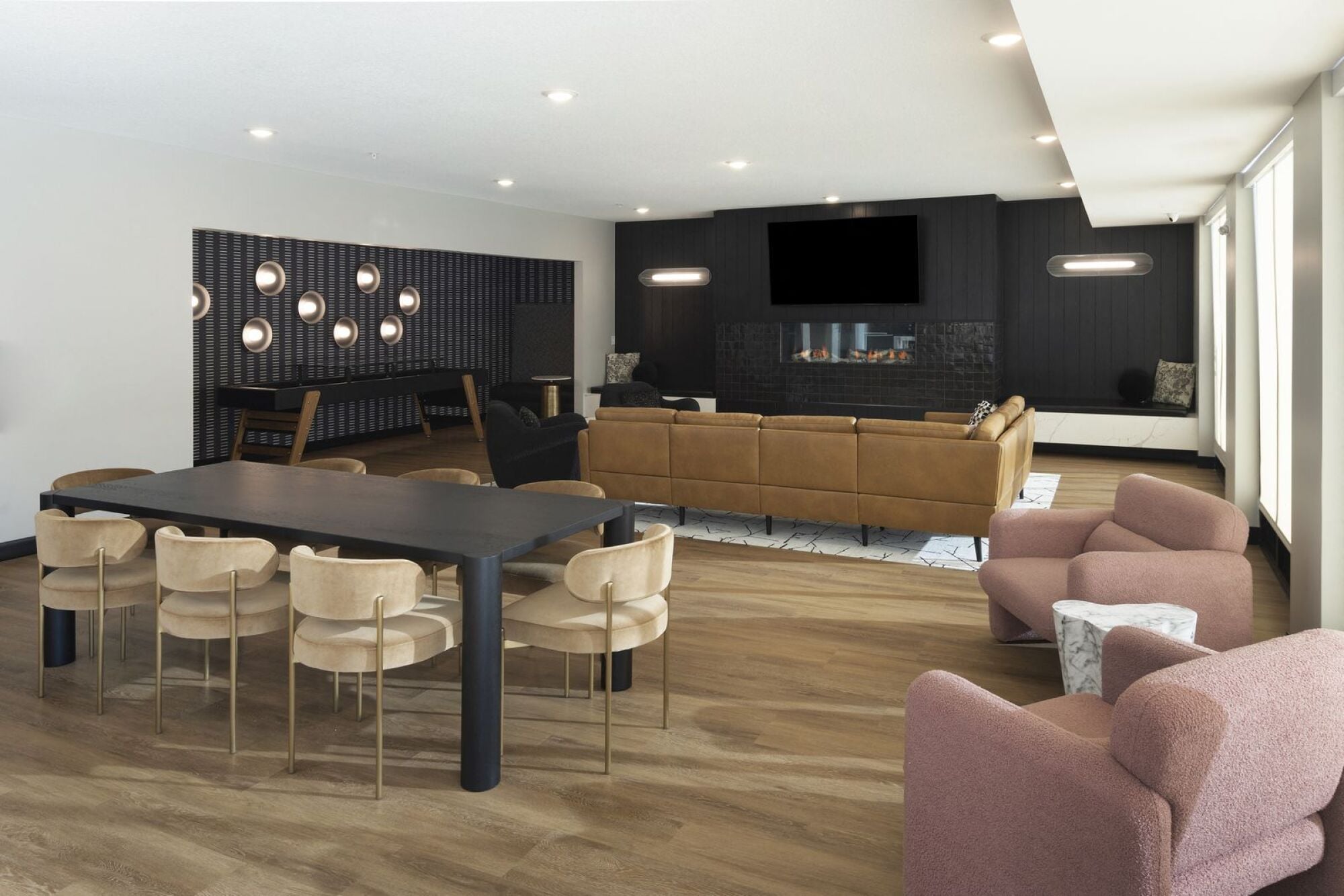 The clubroom at The Blakeley in Shakopee, MN.