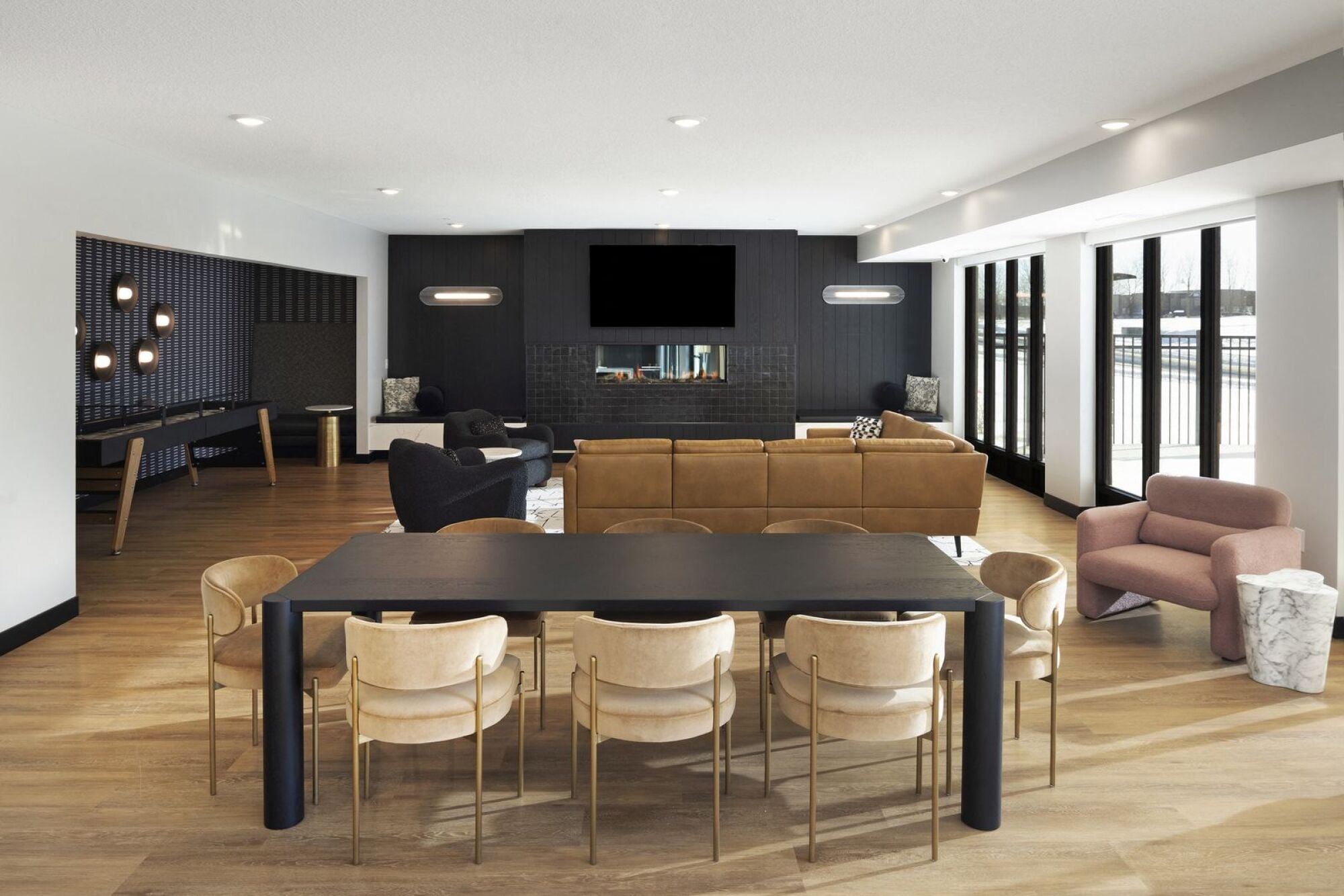 The clubroom at The Blakeley in Shakopee, MN.