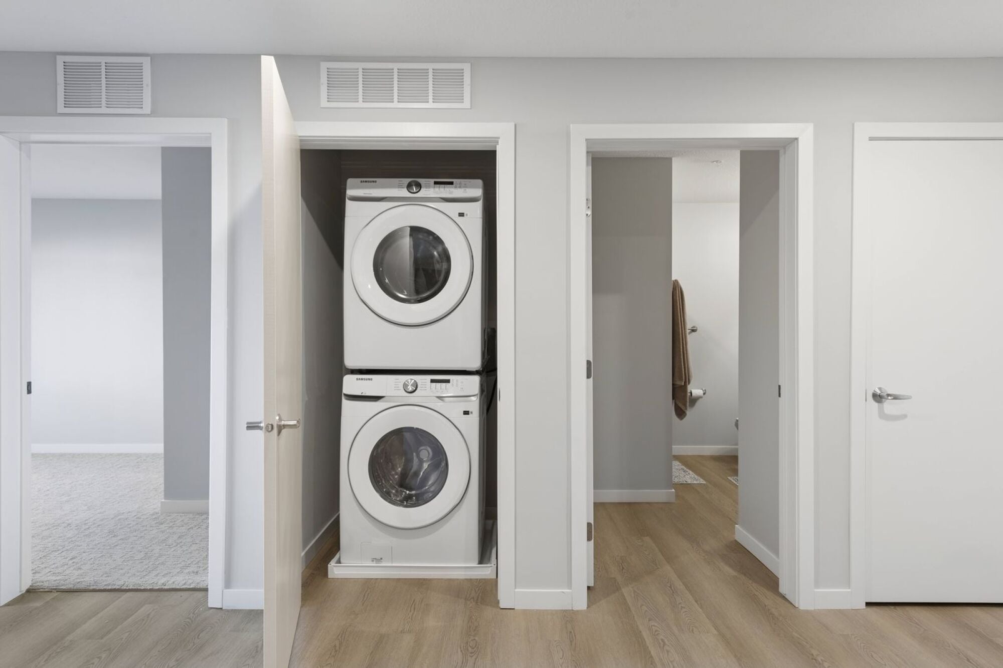 In-Home Washer and Dryer at Callisto Commons in Fridley, MN.