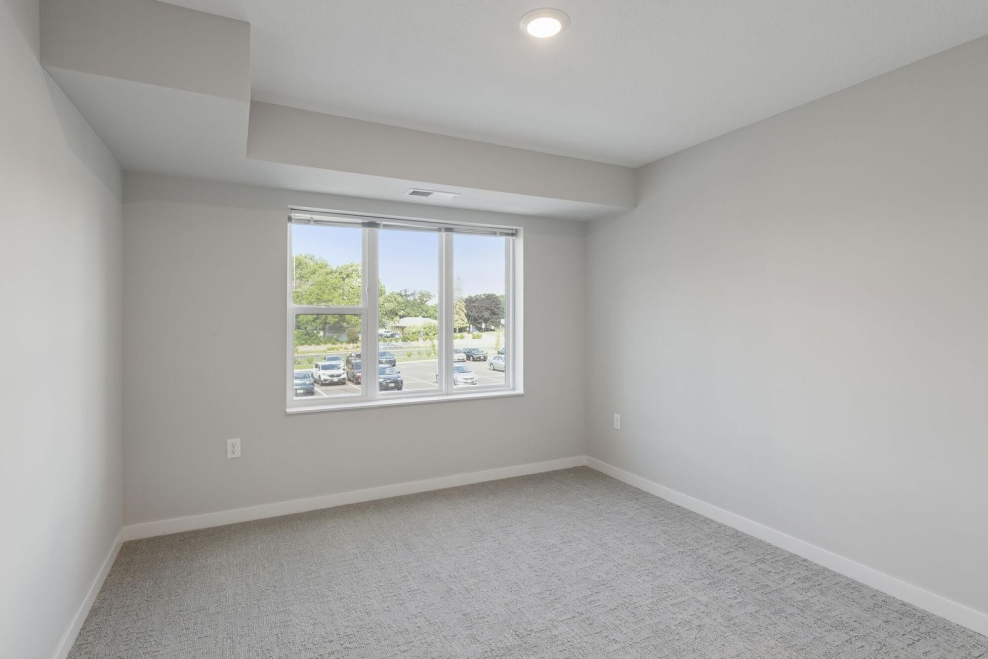 A bedroom at Callisto Commons in Fridley, MN.
