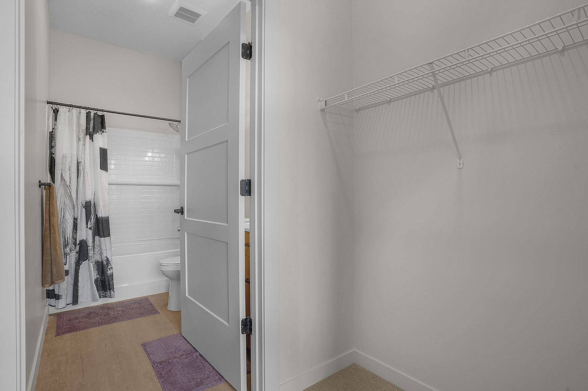 Walk-In Closet at The Whitney in Salt Lake City, Utah.