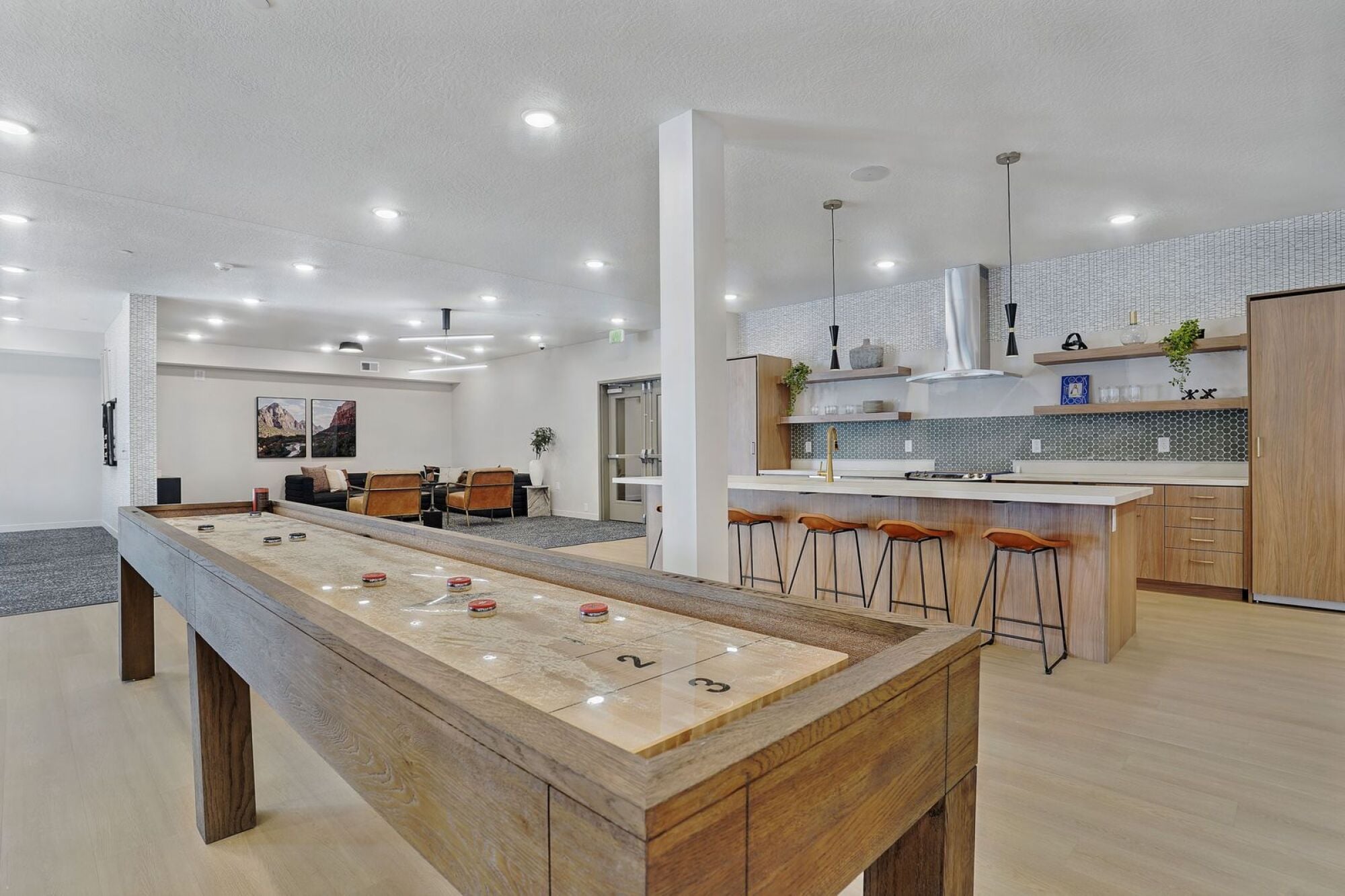 Community Kitchen at The Whitney in Salt Lake City, Utah.