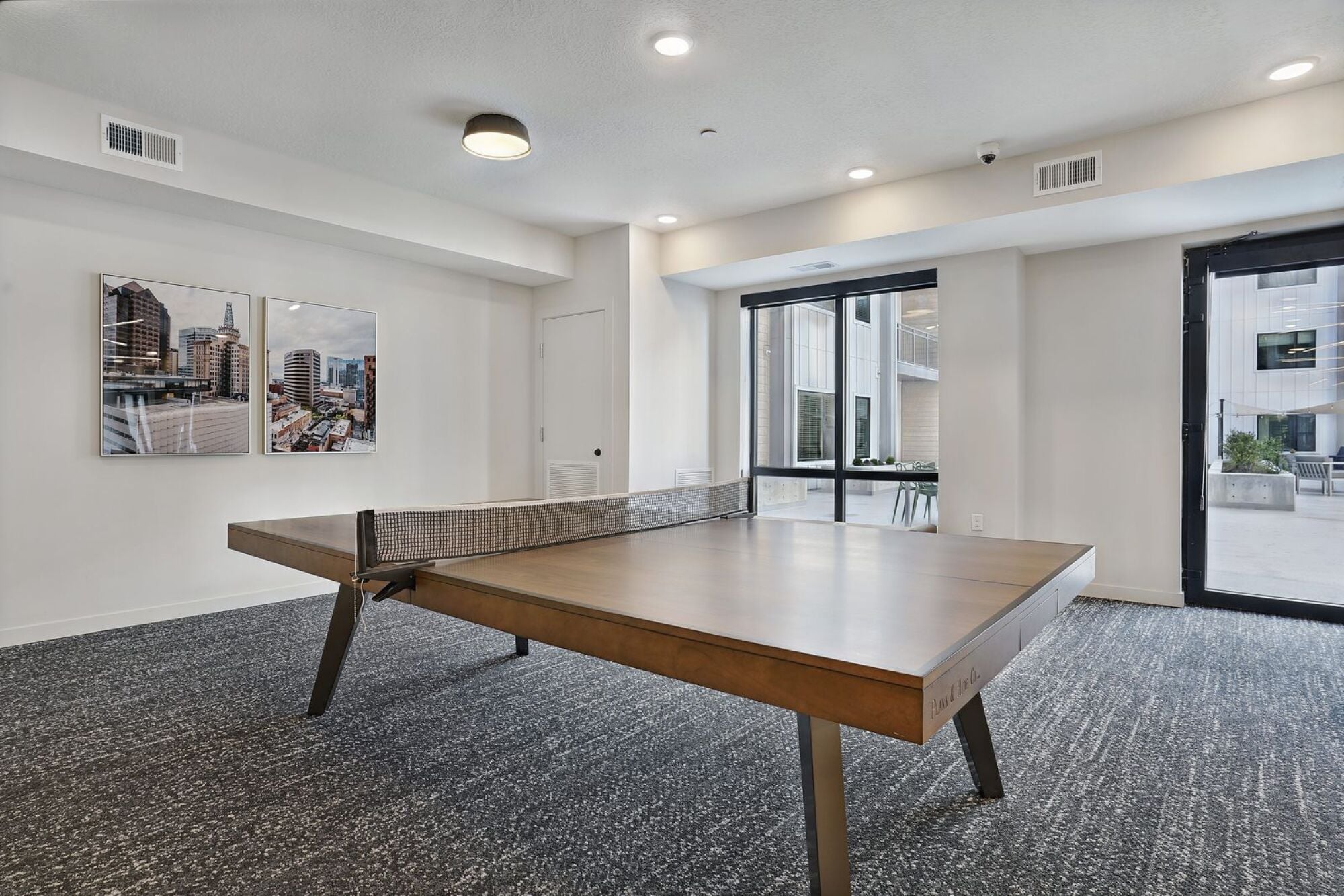Game room at The Whitney in Salt Lake City, Utah.