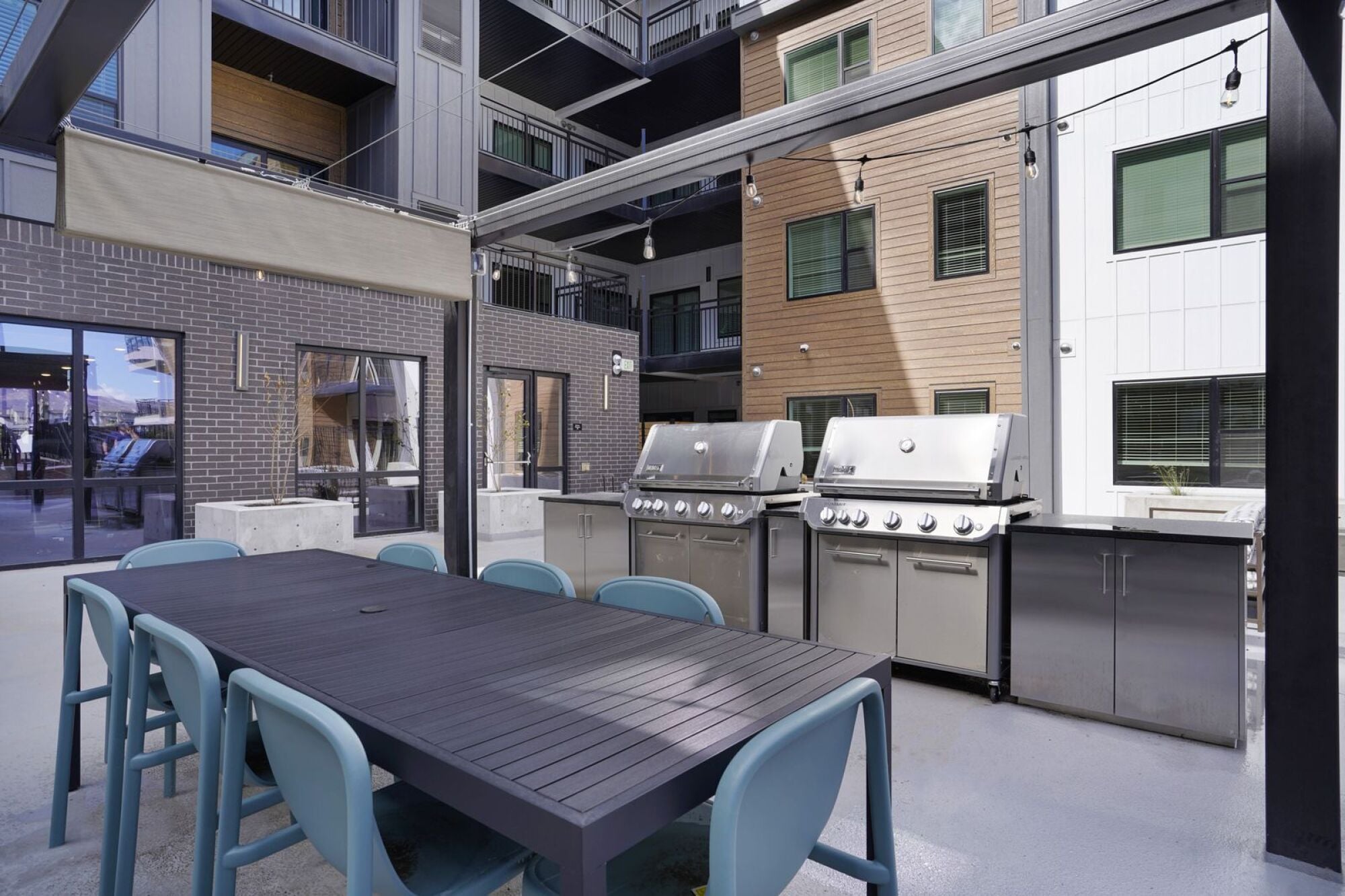Grilling Stations at The Whitney in Salt Lake City, Utah.