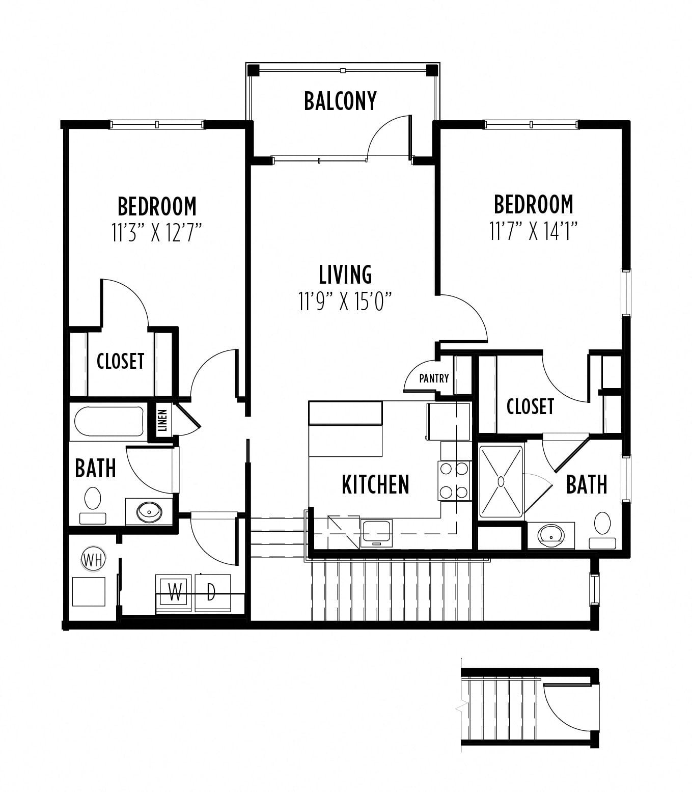 Wolcott floor plan image