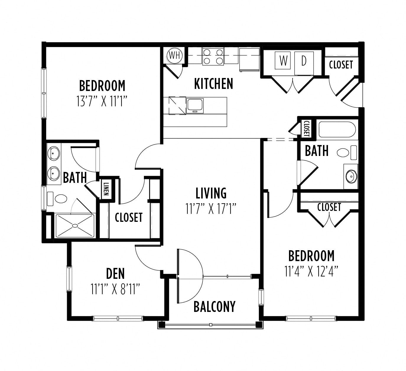 Walton floor plan image