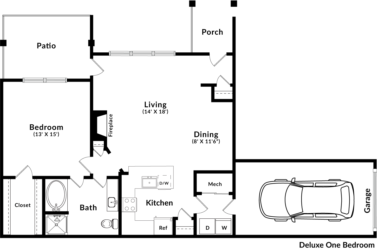 The Creekside (A1) Floor Plan