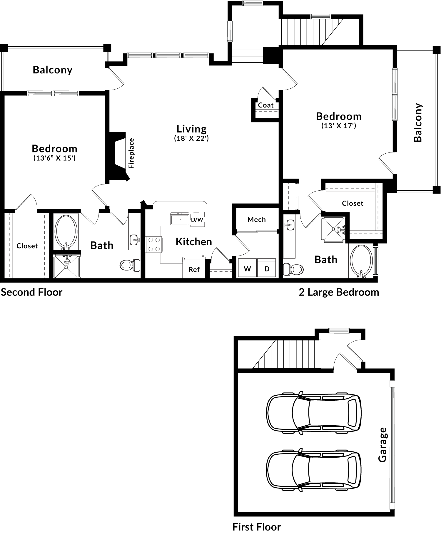 The Meadowbrook (B2) Floor Plan