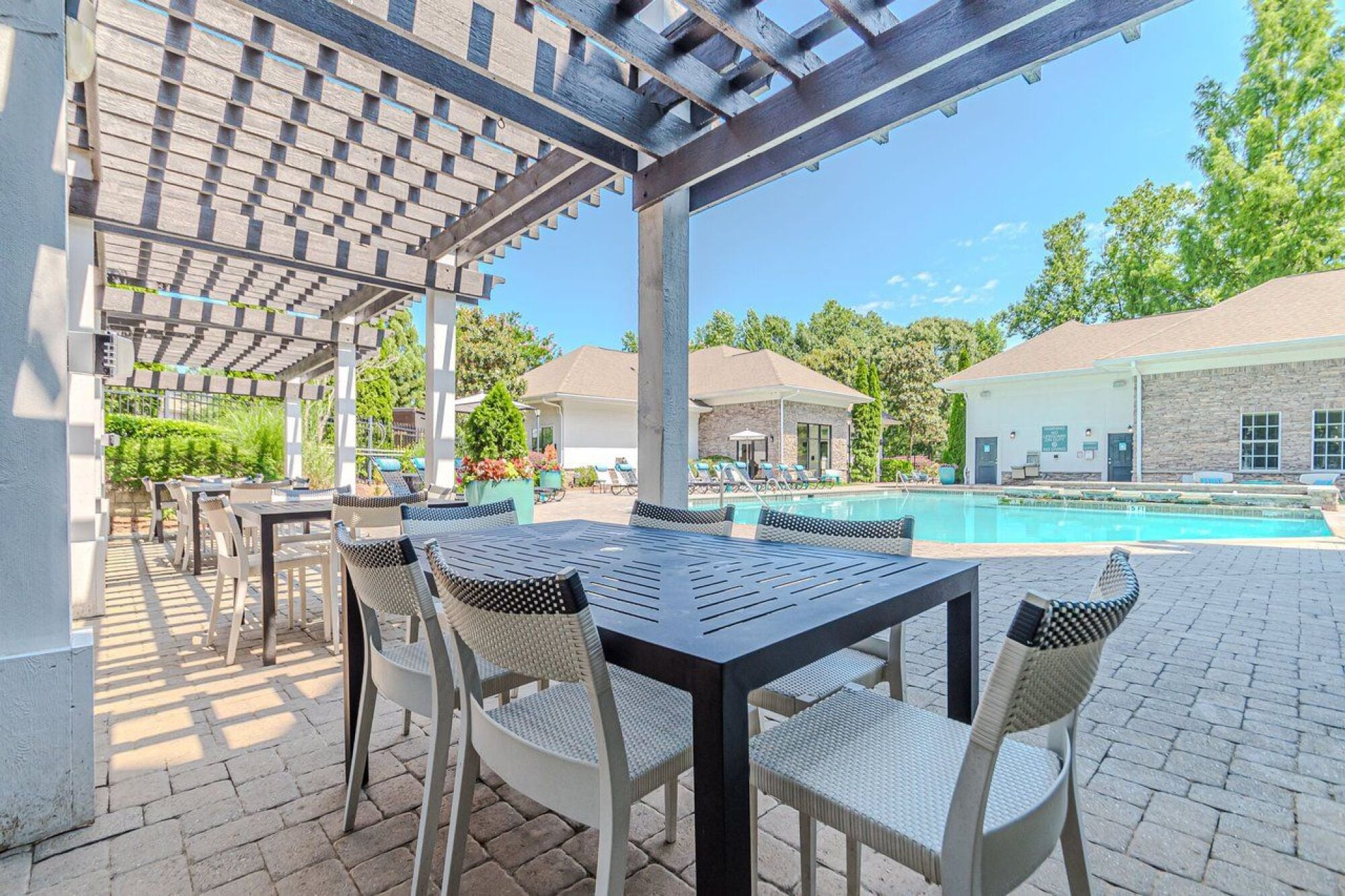 Poolside Pergola