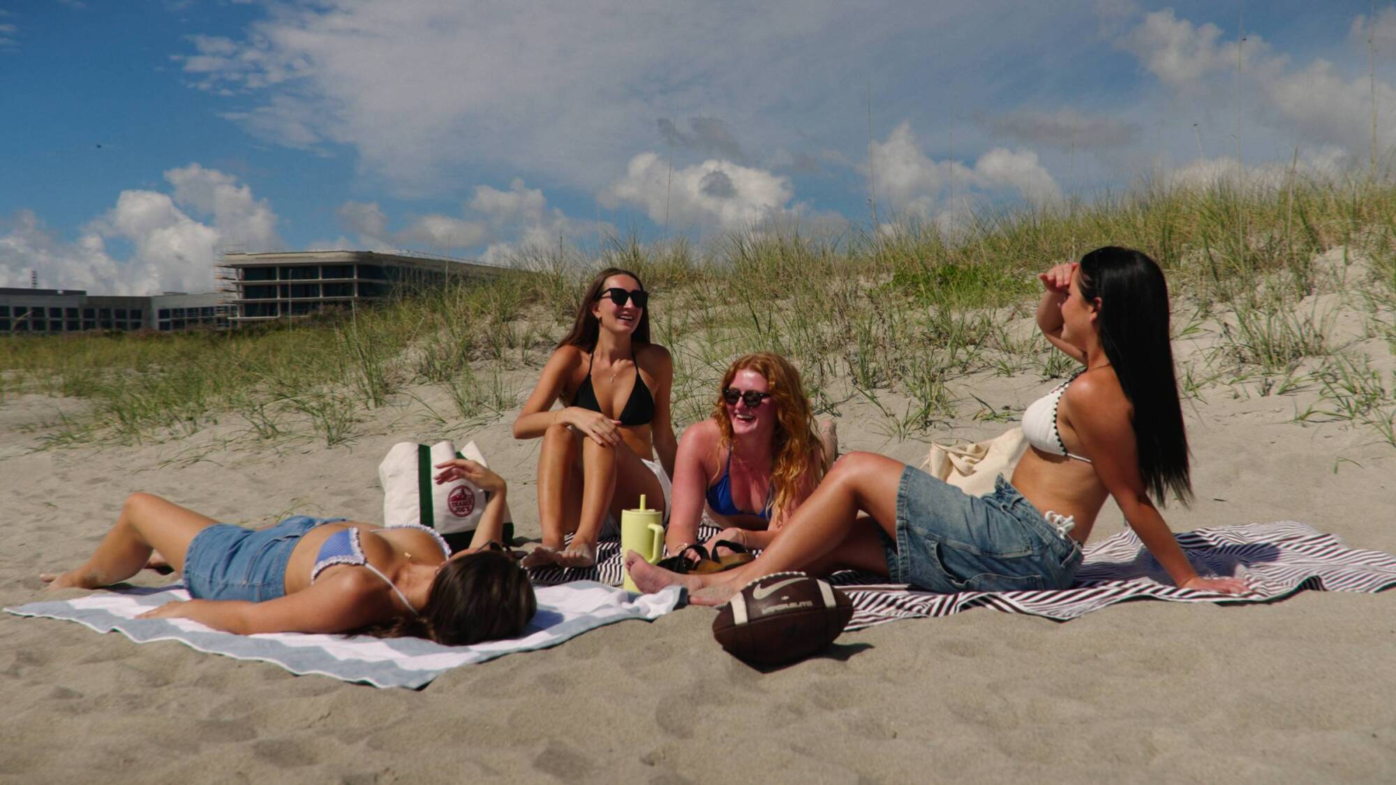 Sterling Quadrangle residents at the beach