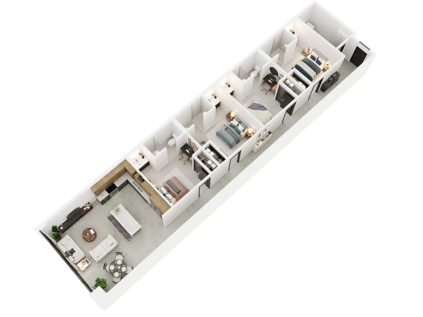 4 Bedroom floor plan image