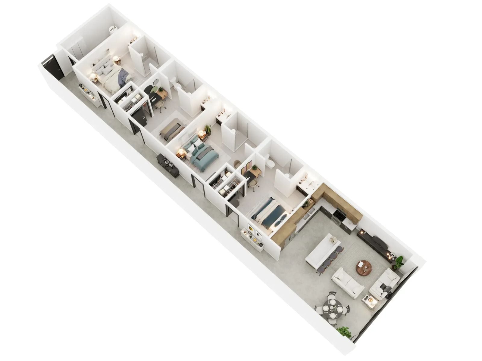 4 Bedroom floor plan image