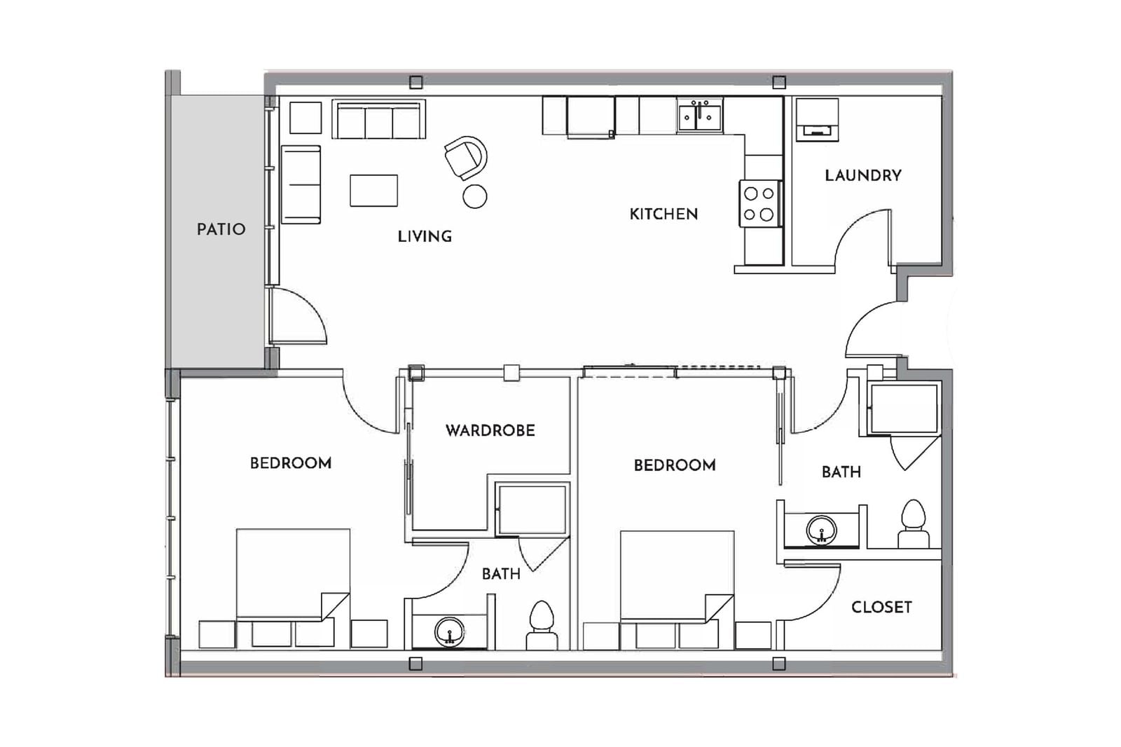 2 Bedroom