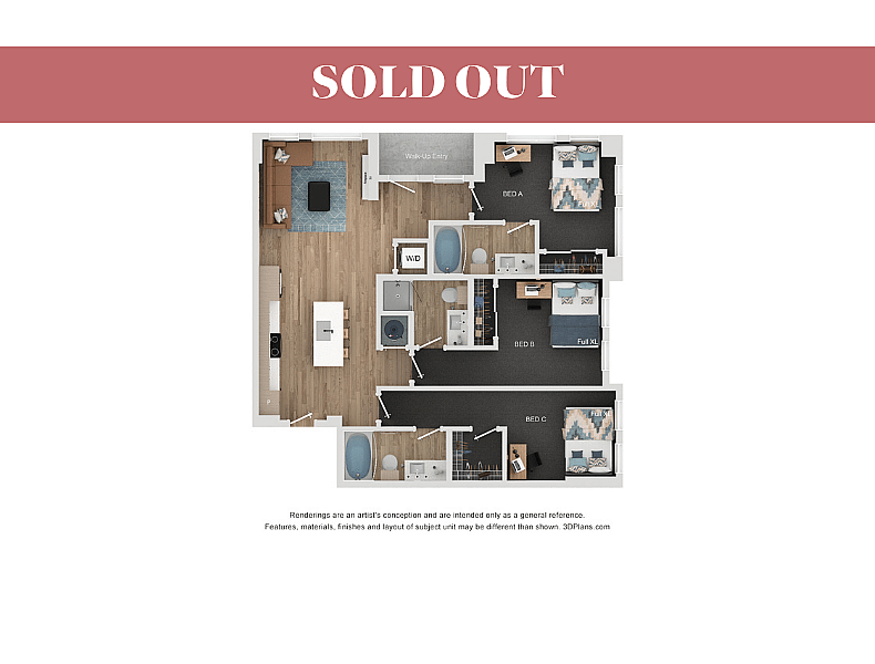 Price is Per Bedroom.
