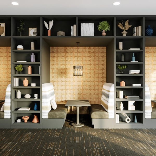 Business Center with Work-From-Home Spaces