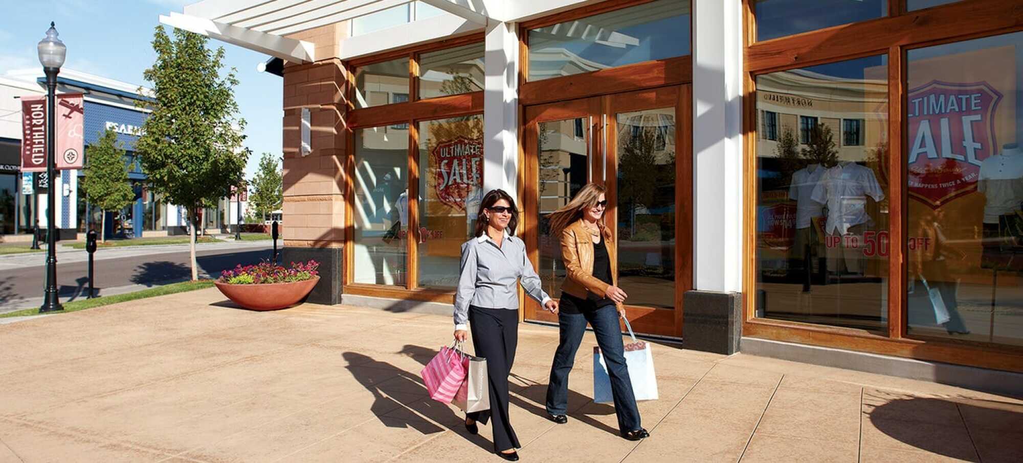 Two women shopping in Central Park