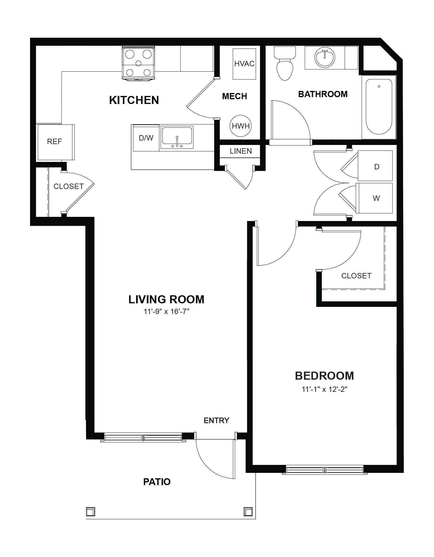1 Bedroom
