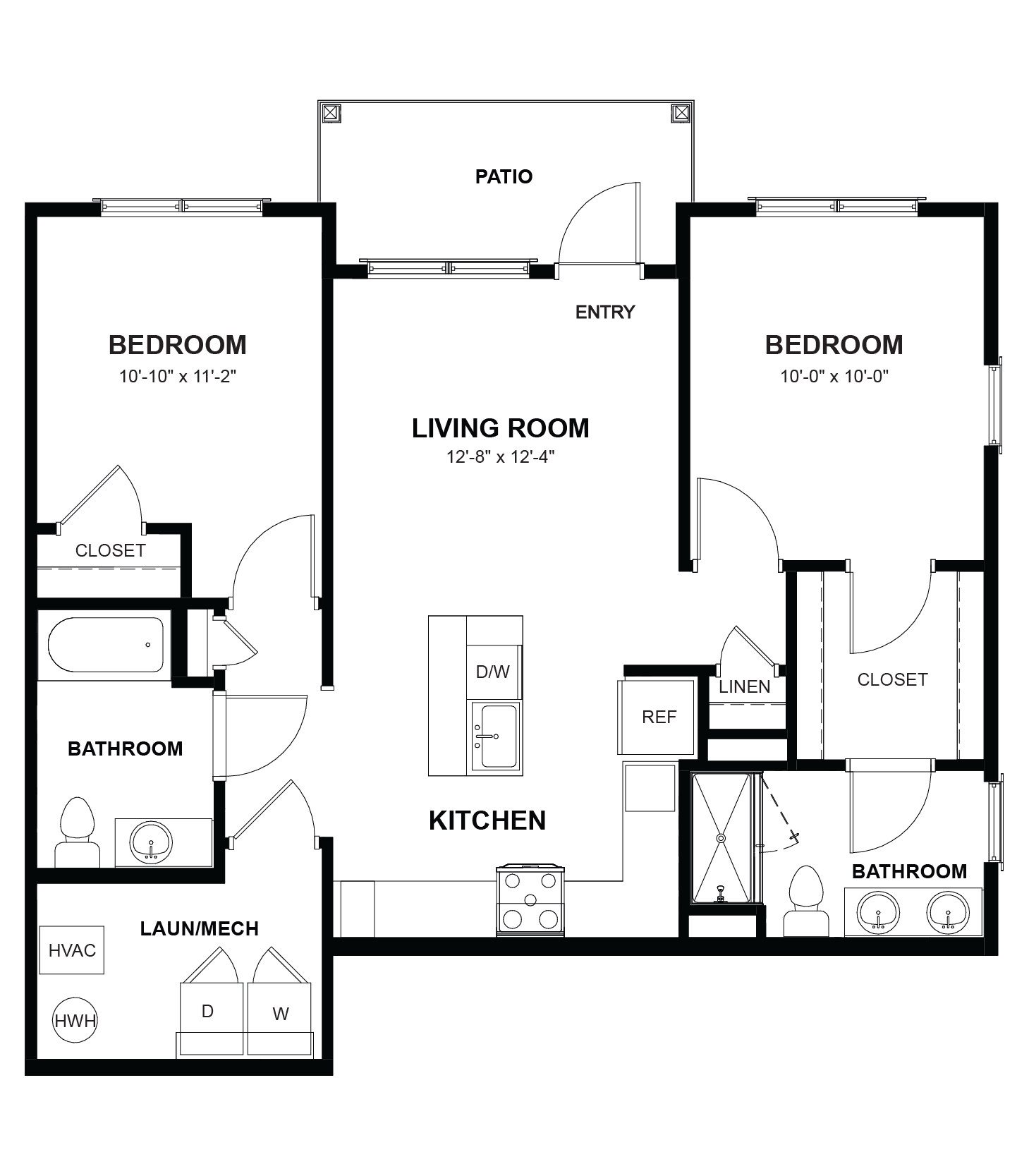 2 Bedroom