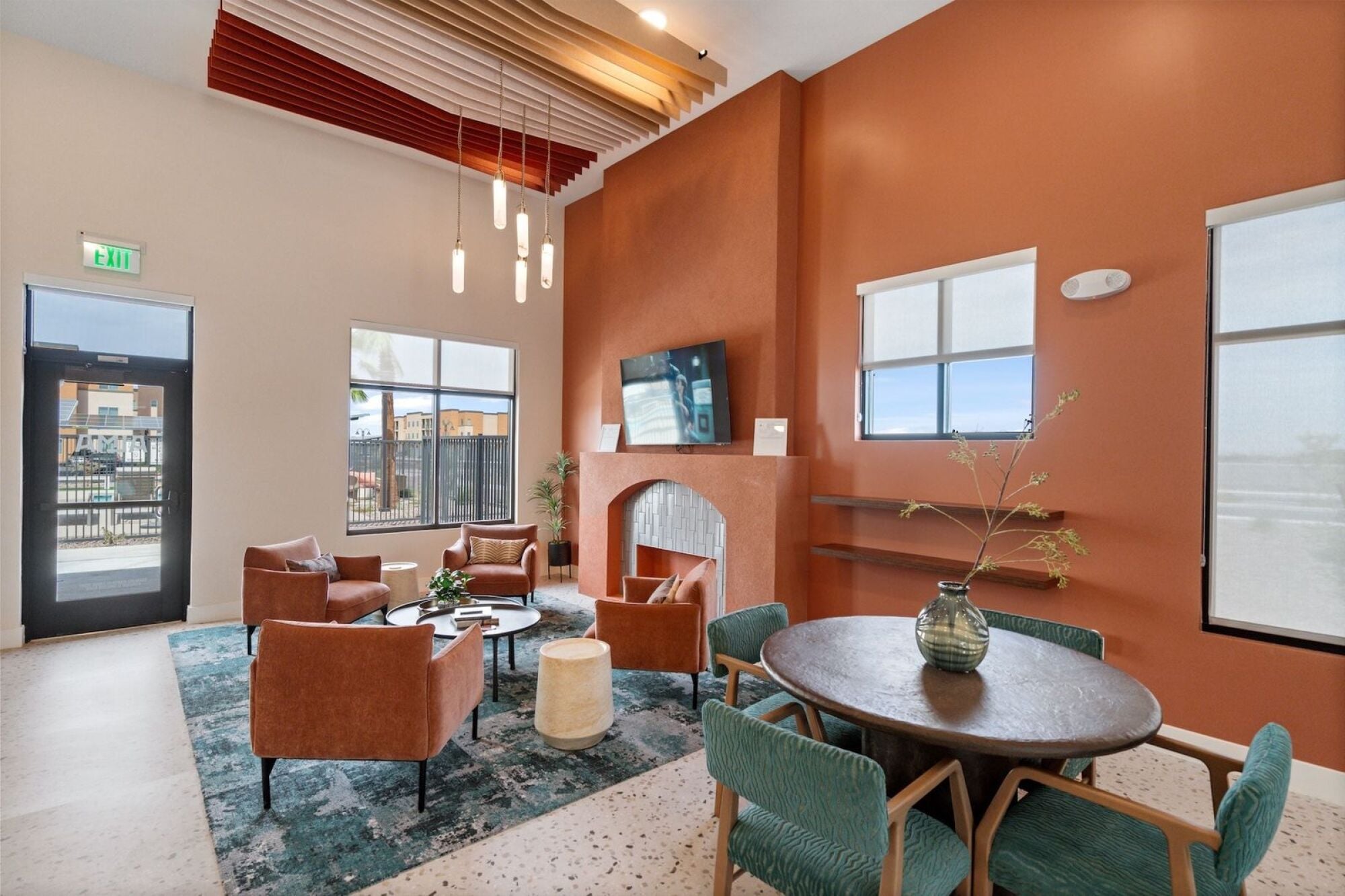 Clubhouse Lobby at Alma Apartments in Casa Grande, AZ