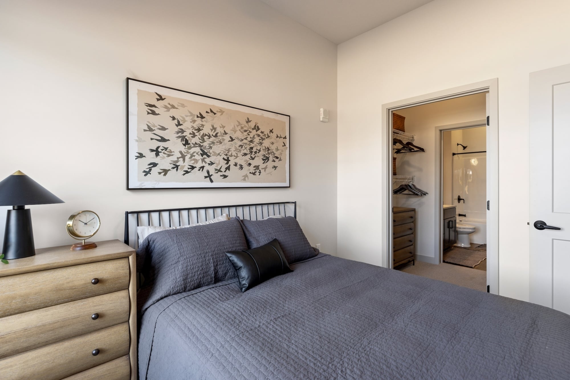 Bedroom with Walk-In Closet at Belterra Apartments in Plymouth MN