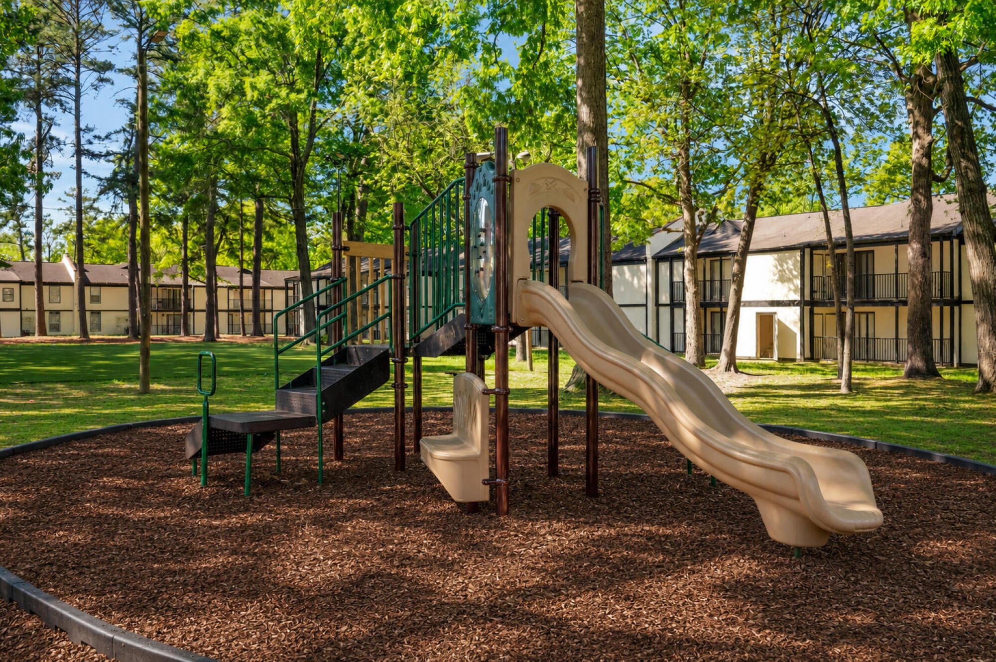 Maple Run's on-site playground in Charlotte, NC provides a fun outdoor play space for families and children.