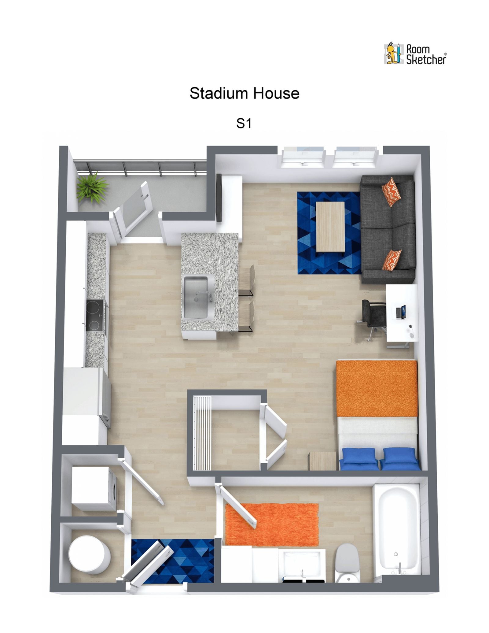 Introducing the S1 Studio Floor Plan, located in Gainesville. This thoughtfully crafted space offers an ideal urban lifestyle with a range of amenities that elevate everyday living. Enjoy a square foot range that perfectly complements your style. Embrace a vibrant atmosphere with dynamic conveniences like a swimming pool, fitness center, and in-unit laundry. The S1 Studio promises unmatched comfort and intentional design. Contact us today to schedule your tour of this exceptional floor plan.