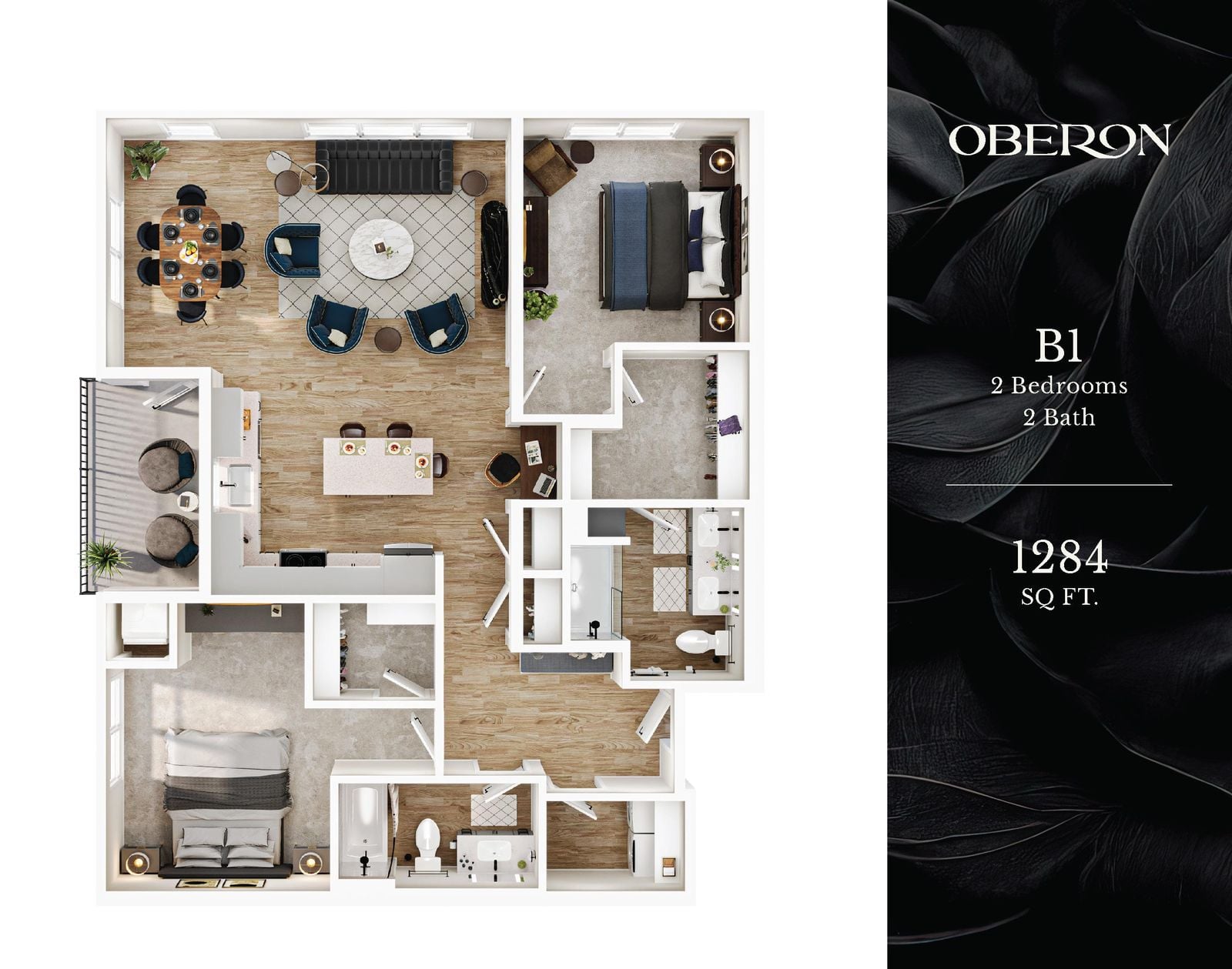 View 2 Bedroom details in a modal window
